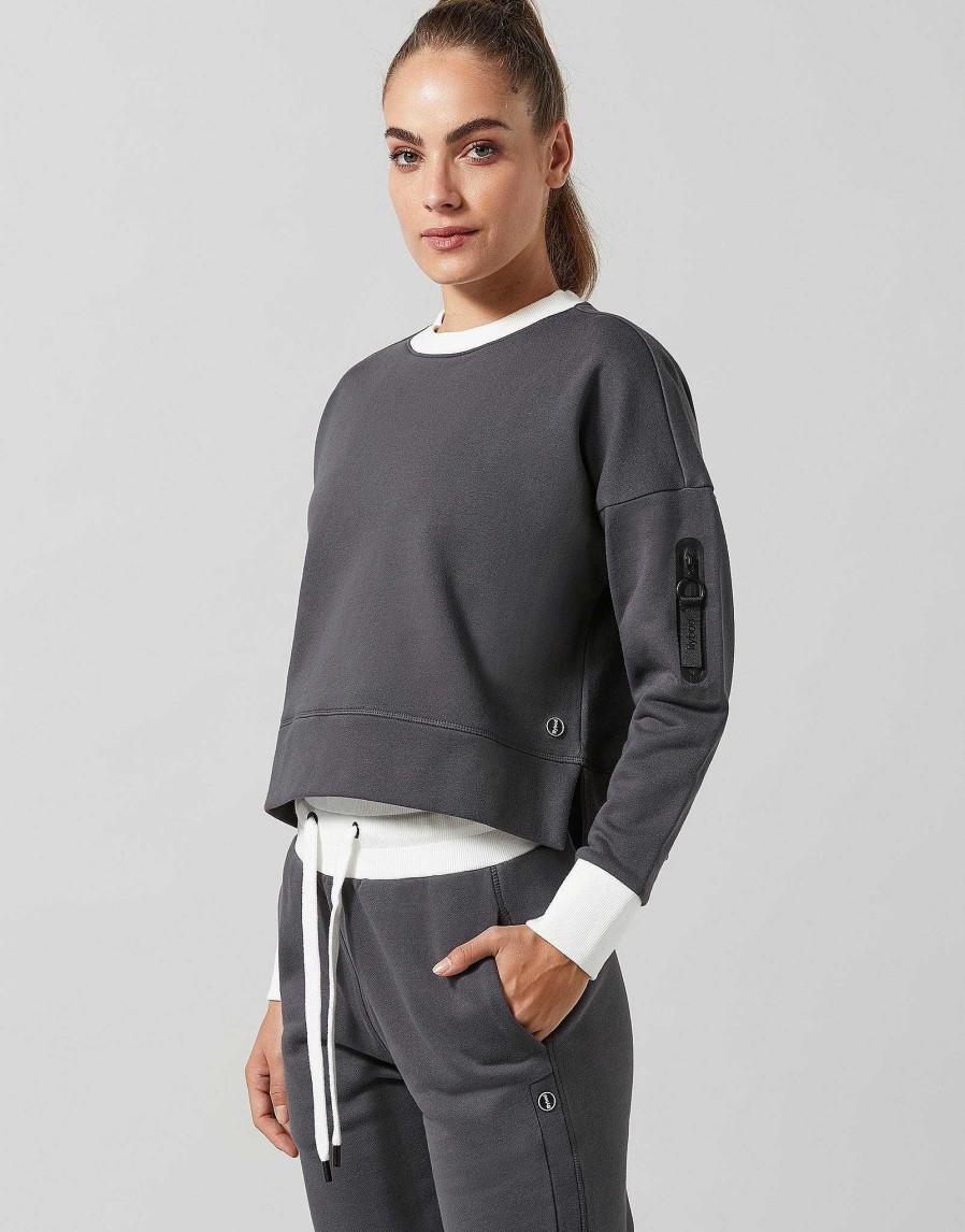 Women Lilybod Edit | Erica Sweater In Grey