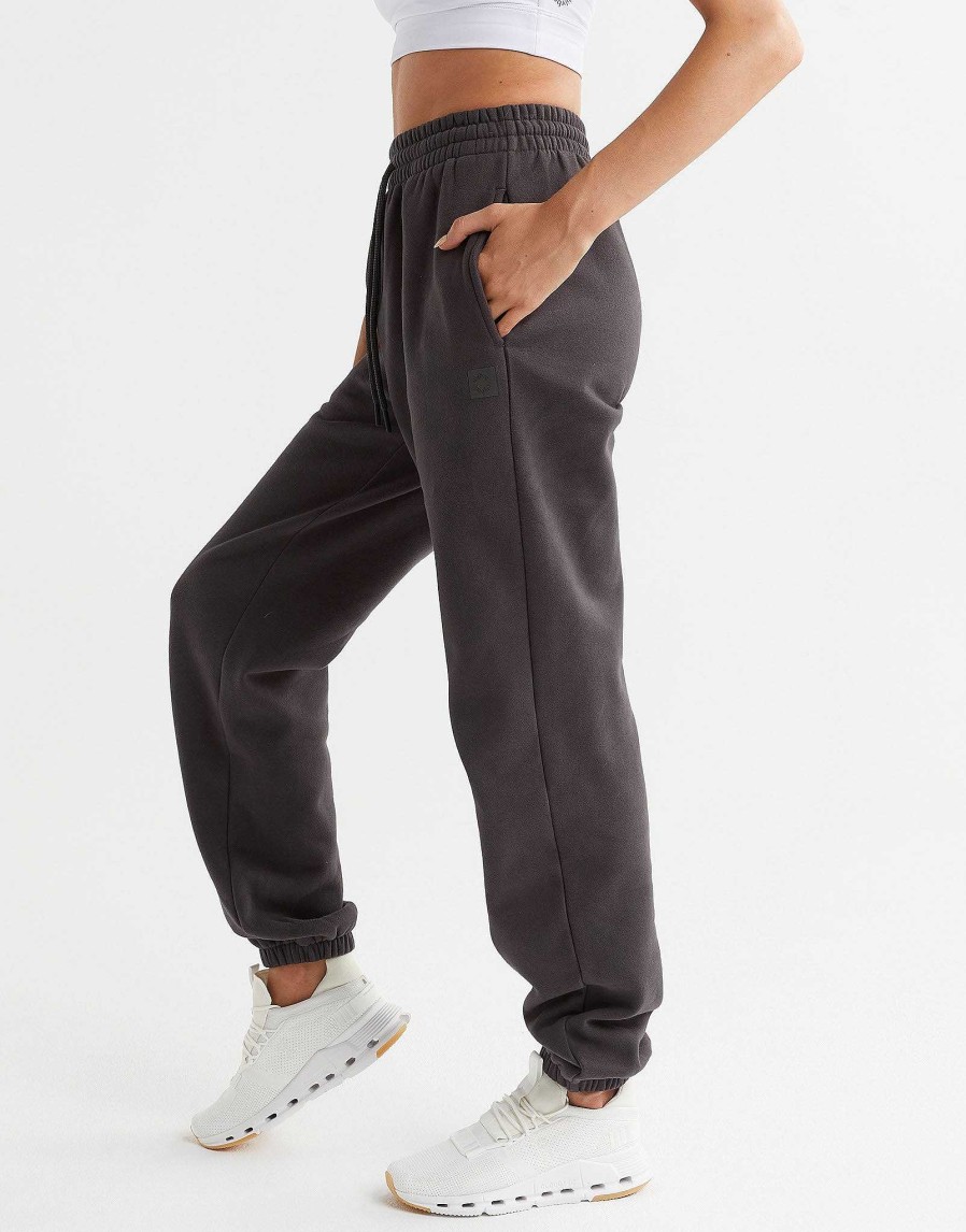 Women Lilybod Joggers | Lucy Track Pants In Coal Gray