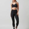 Women Lilybod Full Length | Tatiana Leggings In Black & Yellow