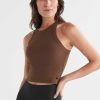 Women Lilybod Tees & Tank Tops | Harmony Rib Tank - Scarlett