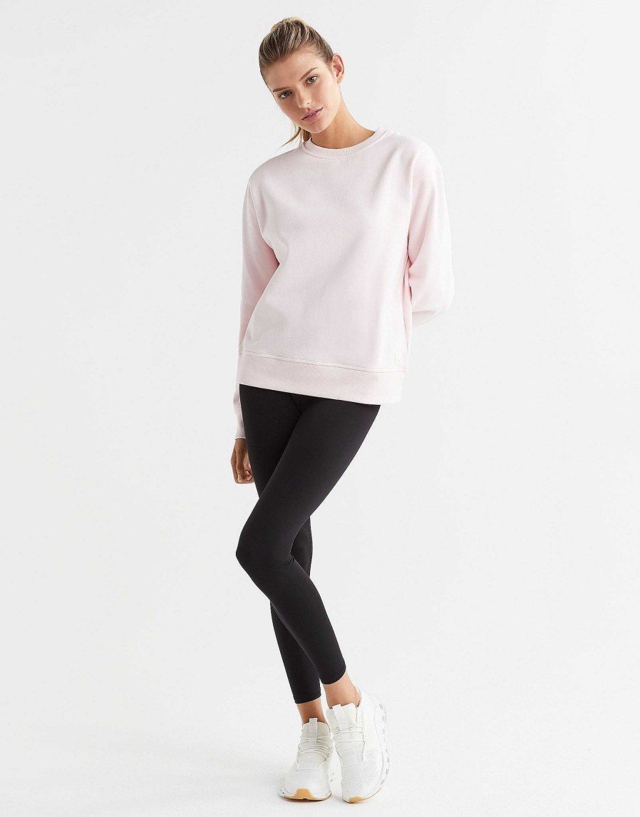 Women Lilybod Sweaters | Millie Sweater In Powder Pink