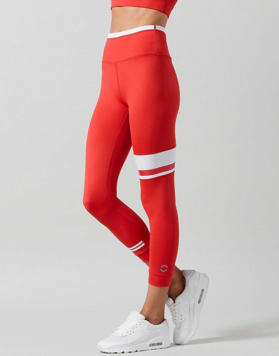 Women Lilybod Edit | Cali 7/8Th Leggings In Red