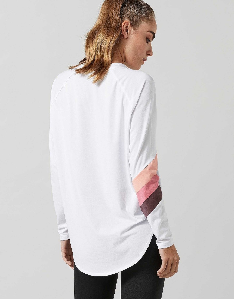 Women Lilybod Edit | Nikki Long Sleeve Tee In White