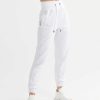 Women Lilybod Joggers | Erica Trackpant - Misty Grey Marle & Bright White