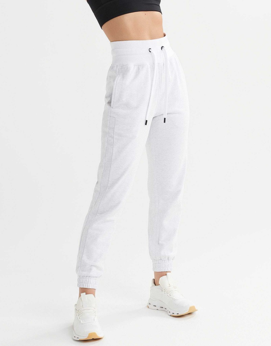 Women Lilybod Edit | Erica Trackpant - Misty Grey Marle & Bright White