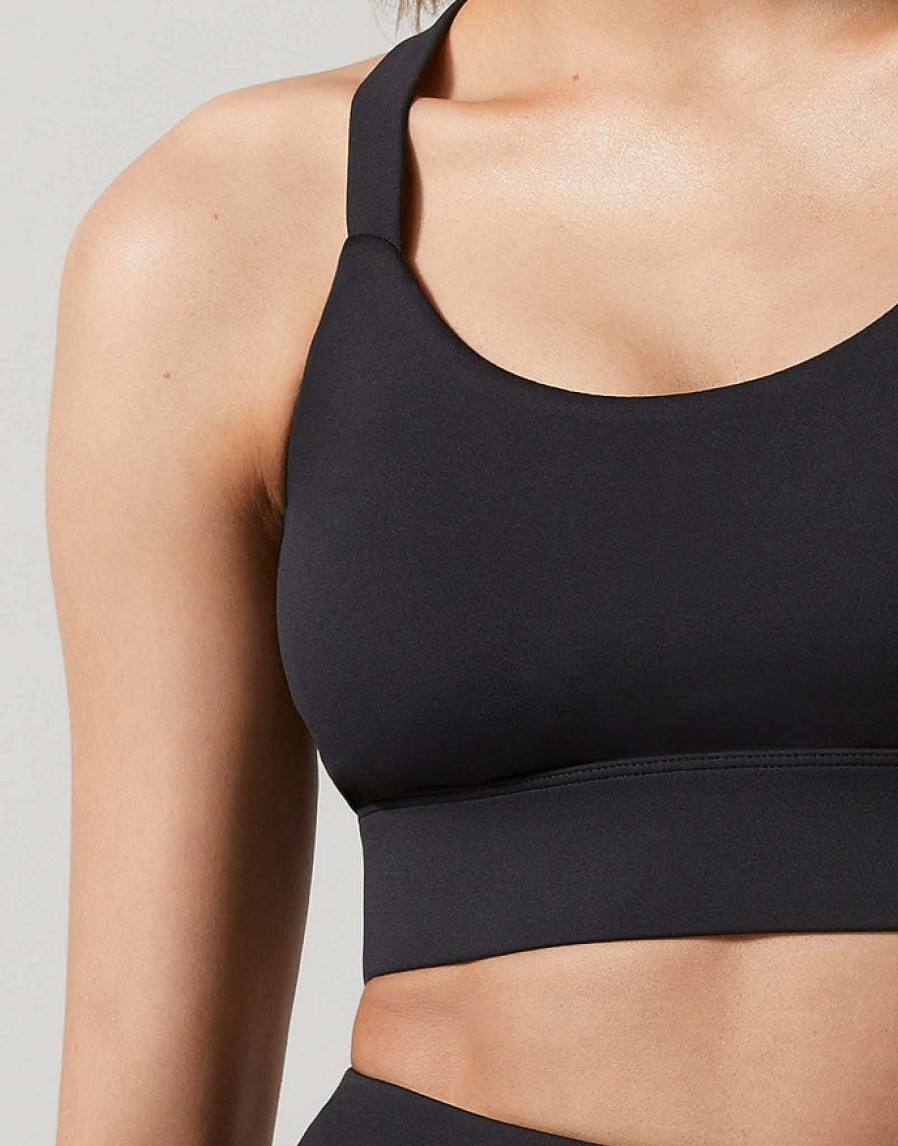 Women Lilybod Sports Bras | Baseline Sports Bra In Black