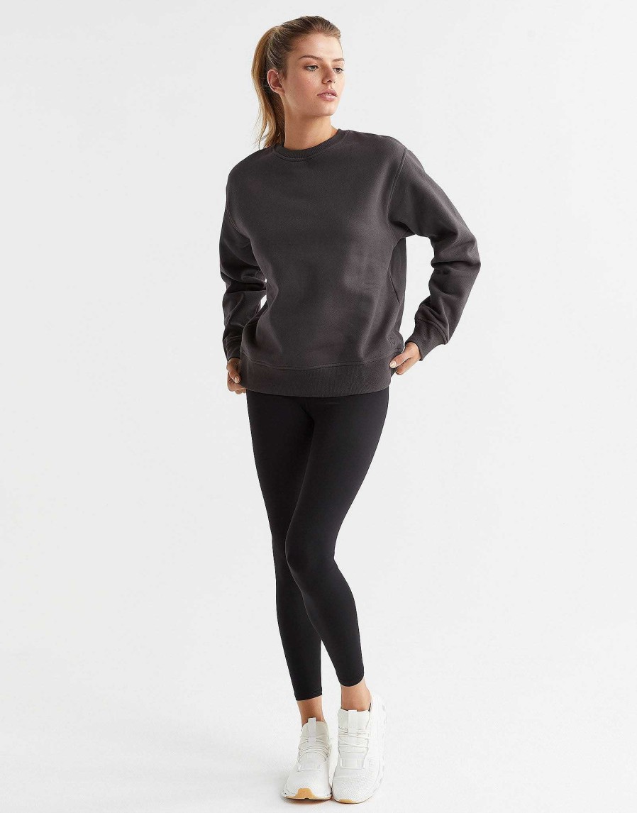 Women Lilybod Sweaters | Millie Sweater In Coal Gray