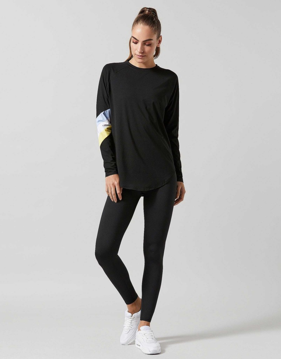 Women Lilybod Long Sleeve Tops | Nikki - Black Citrus