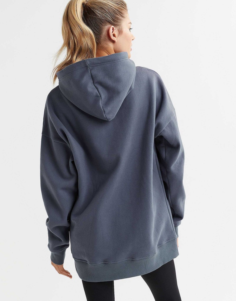 Women Lilybod Edit | Lucy Hooded Sweater In Indigo