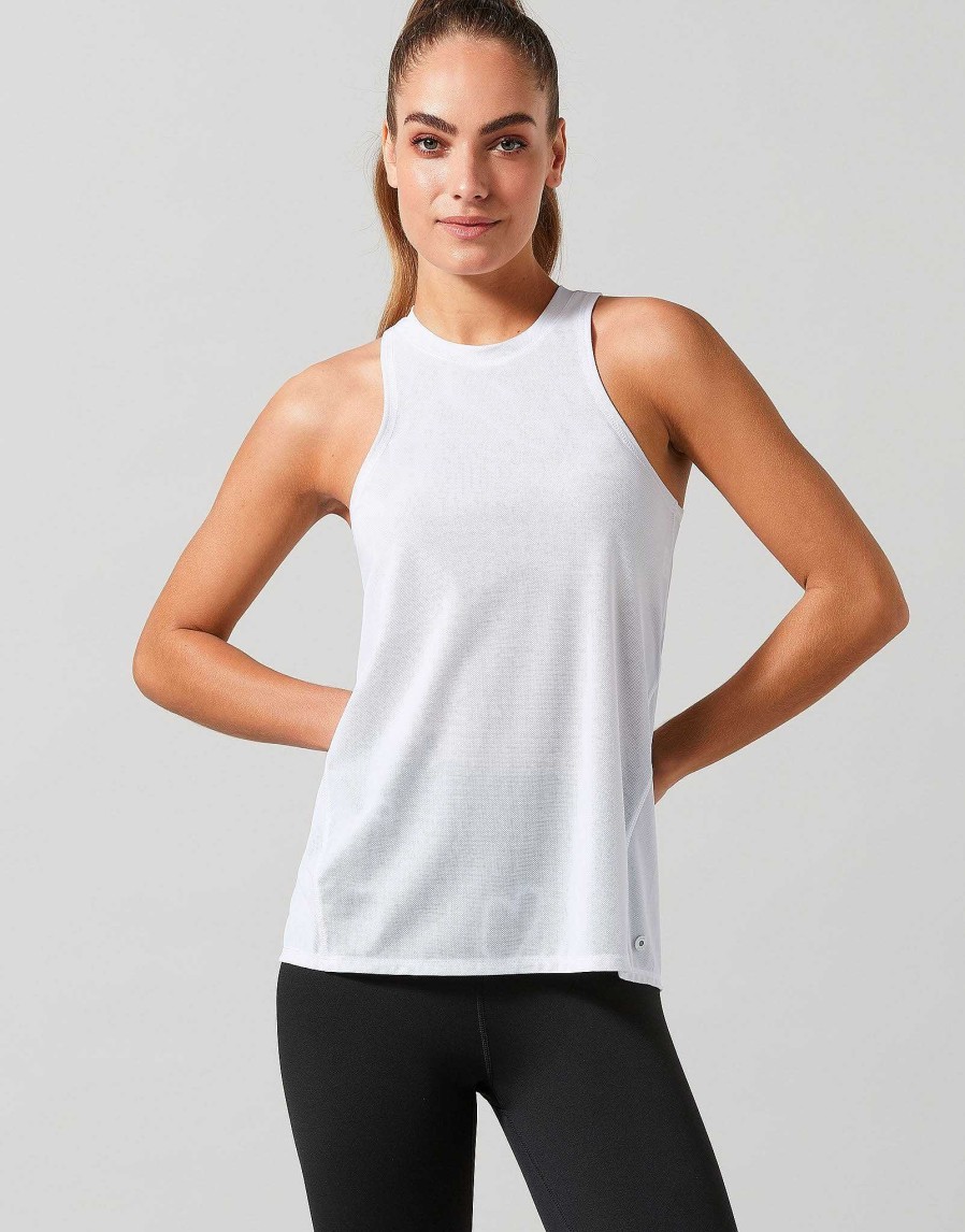 Women Lilybod Tees & Tank Tops | Kendall Tank - Signature White