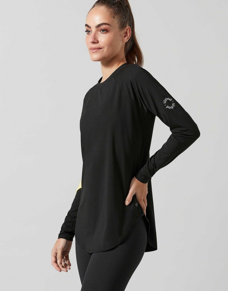 Women Lilybod Long Sleeve Tops | Nikki - Black Citrus