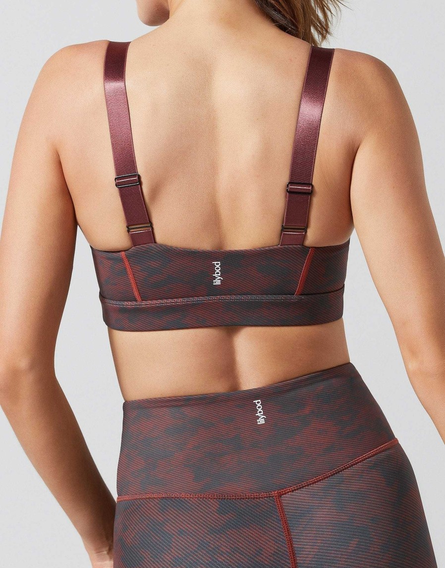 Women Lilybod Tops | Rivaa - Stucco Print Wine