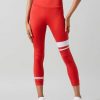 Women Lilybod Edit | Cali 7/8Th Leggings In Red