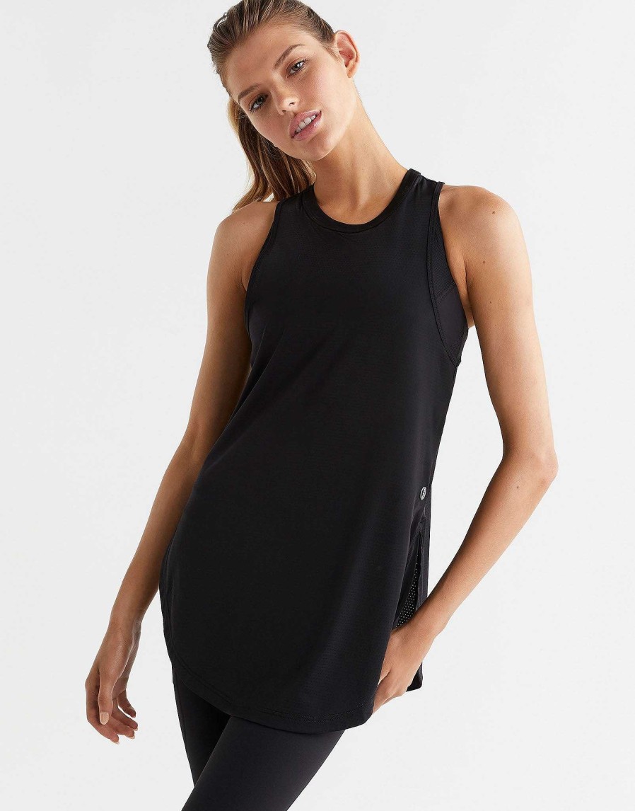 Women Lilybod Edit | Zela Tank Top In Black