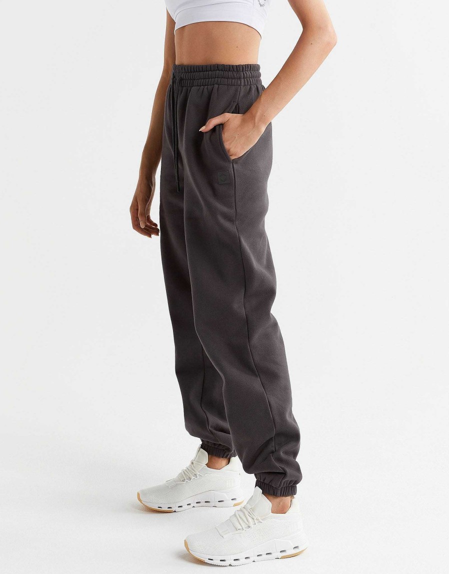 Women Lilybod Joggers | Lucy Track Pants In Coal Gray