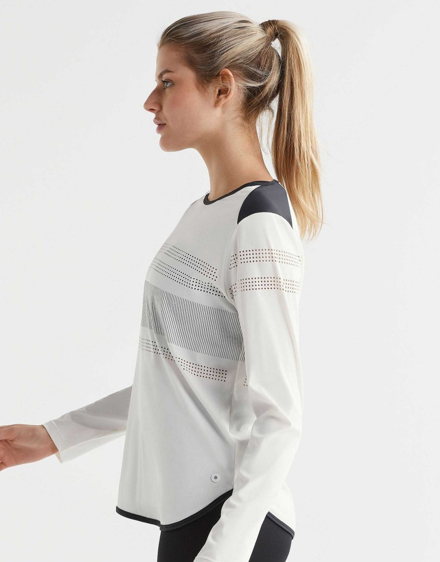 Women Lilybod Edit | Bella Long Sleeve Top - White