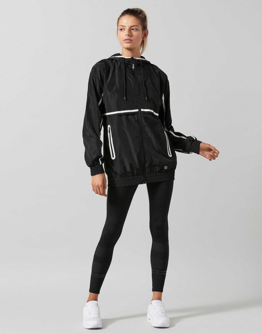 Women Lilybod Jackets | Camila Windbreaker In Black