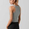 Women Lilybod Edit | Harmony Ribbed Tank In Grey