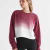 Women Lilybod Edit | Dalla Dip-Dye Sweat Top - Grape