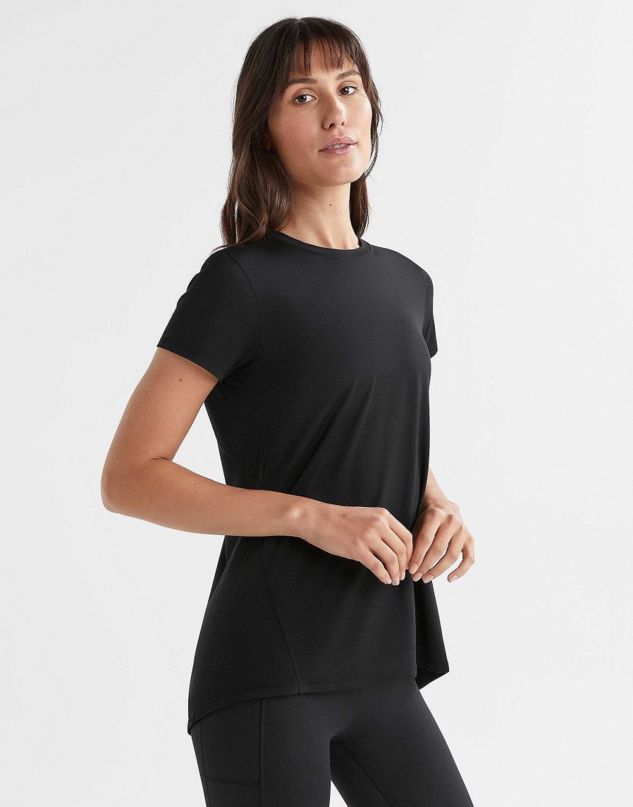 Women Lilybod Tees & Tank Tops | Kendall Tee - Black