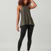 Women Lilybod Edit | Kendall Tank - Tarmac Olive