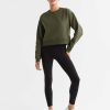 Women Lilybod Sweaters | Becca Cropped Sweater In Olivine