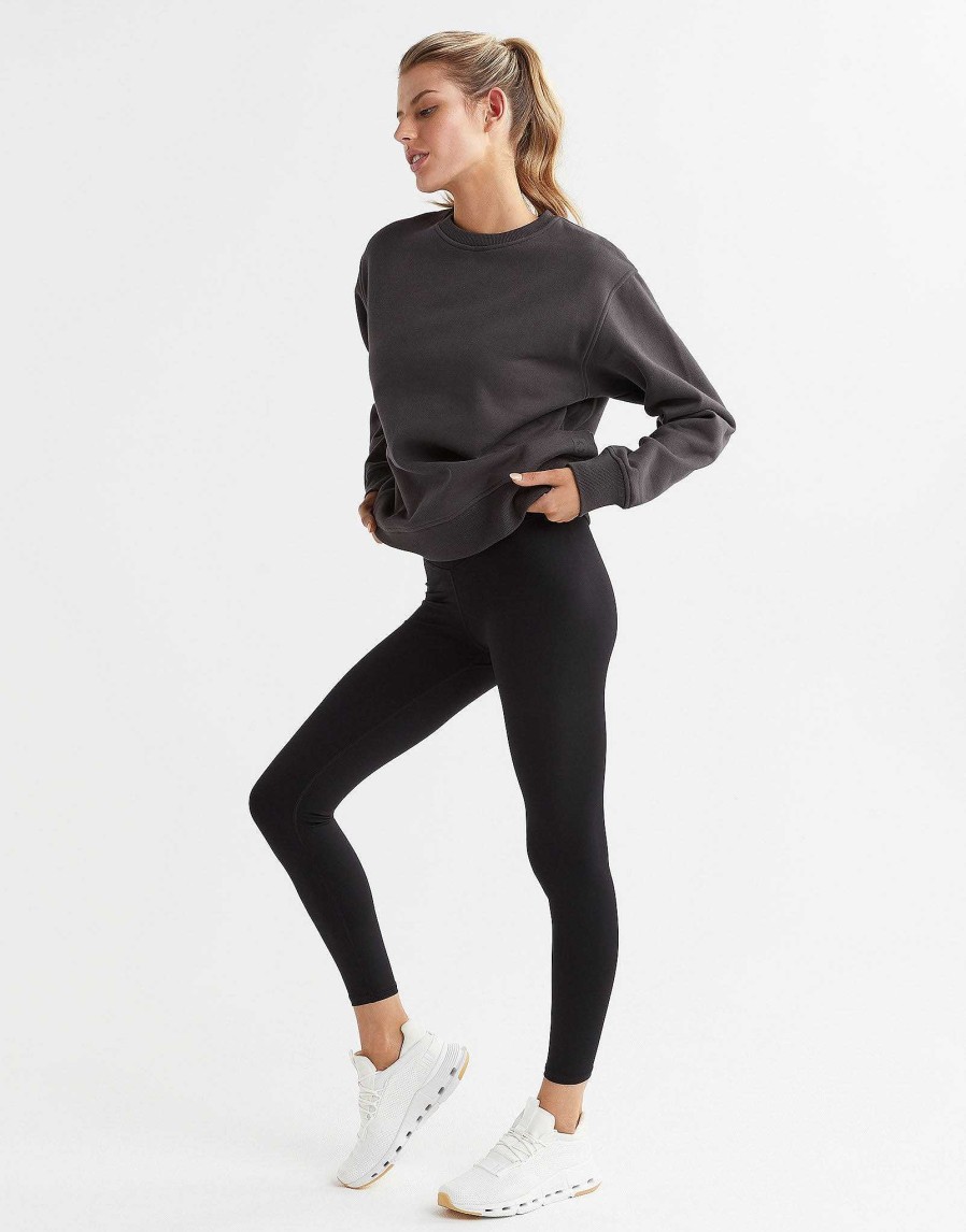 Women Lilybod Sweaters | Millie Sweater In Coal Gray