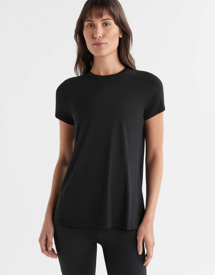 Women Lilybod Tees & Tank Tops | Kendall Tee - Black