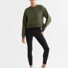 Women Lilybod Edit | Becca Cropped Sweater In Olivine