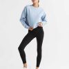 Women Lilybod Edit | Becca Cropped Sweater In Light Blue