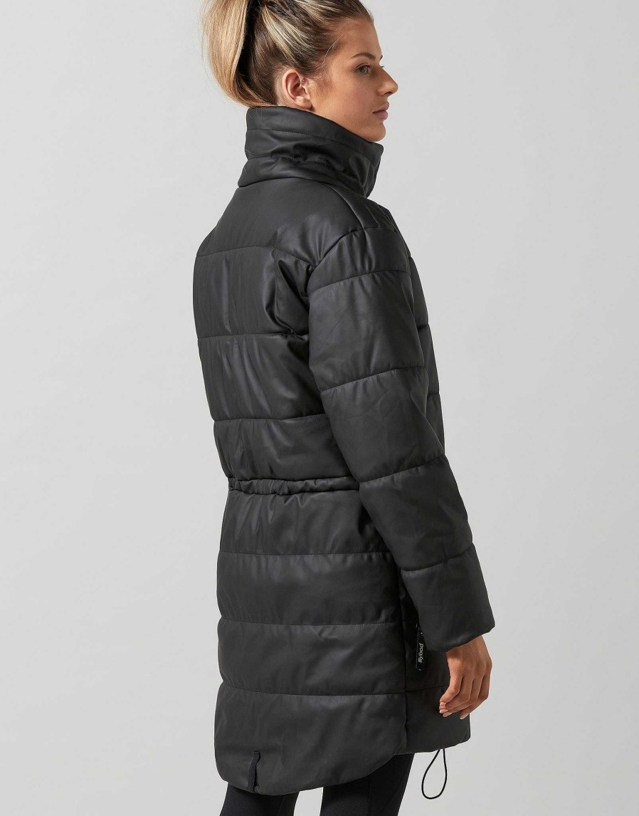 Women Lilybod Jackets | Jodie Puffer Jacket In Black