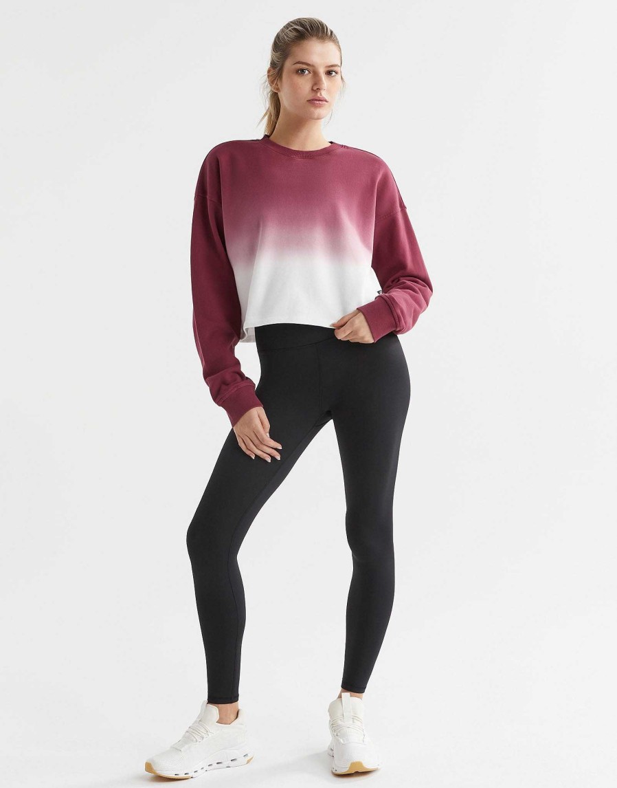 Women Lilybod Edit | Dalla Dip-Dye Sweat Top - Grape