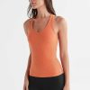 Women Lilybod Edit | Leera Rib Tank - Terracotta