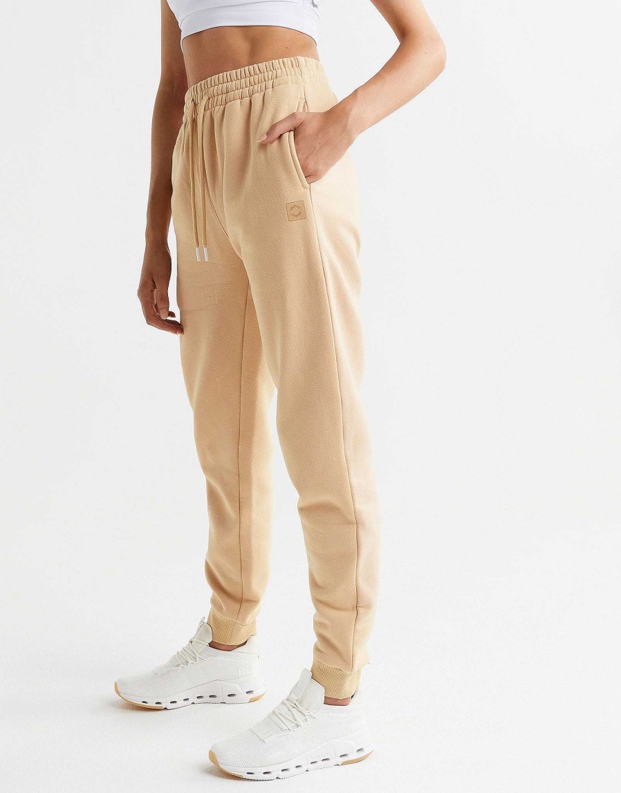 Women Lilybod Joggers | Millie Track Pants In Almond