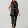 Women Lilybod Edit | Jordan Sleeveless Jacket In Smoke Black