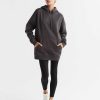 Women Lilybod Edit | Lucy Hooded Sweater In Coal Gray