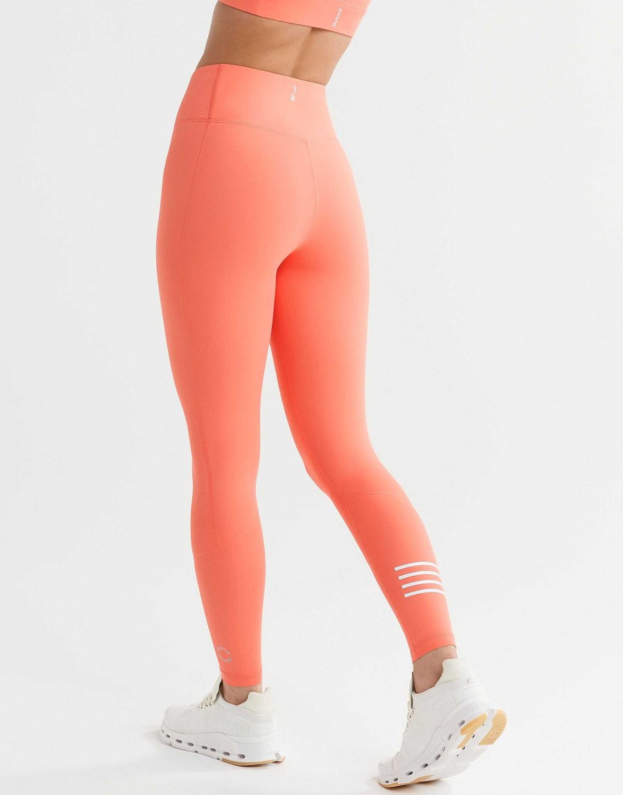 Women Lilybod Edit | Chelsea Legging - Bright Coral & Bright White