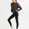 Women Lilybod Edit | Millie Sweater In Coal Gray