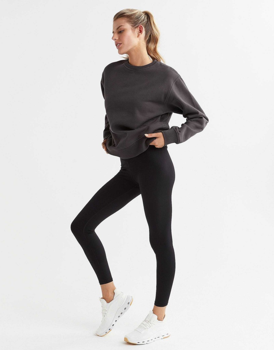 Women Lilybod Edit | Millie Sweater In Coal Gray