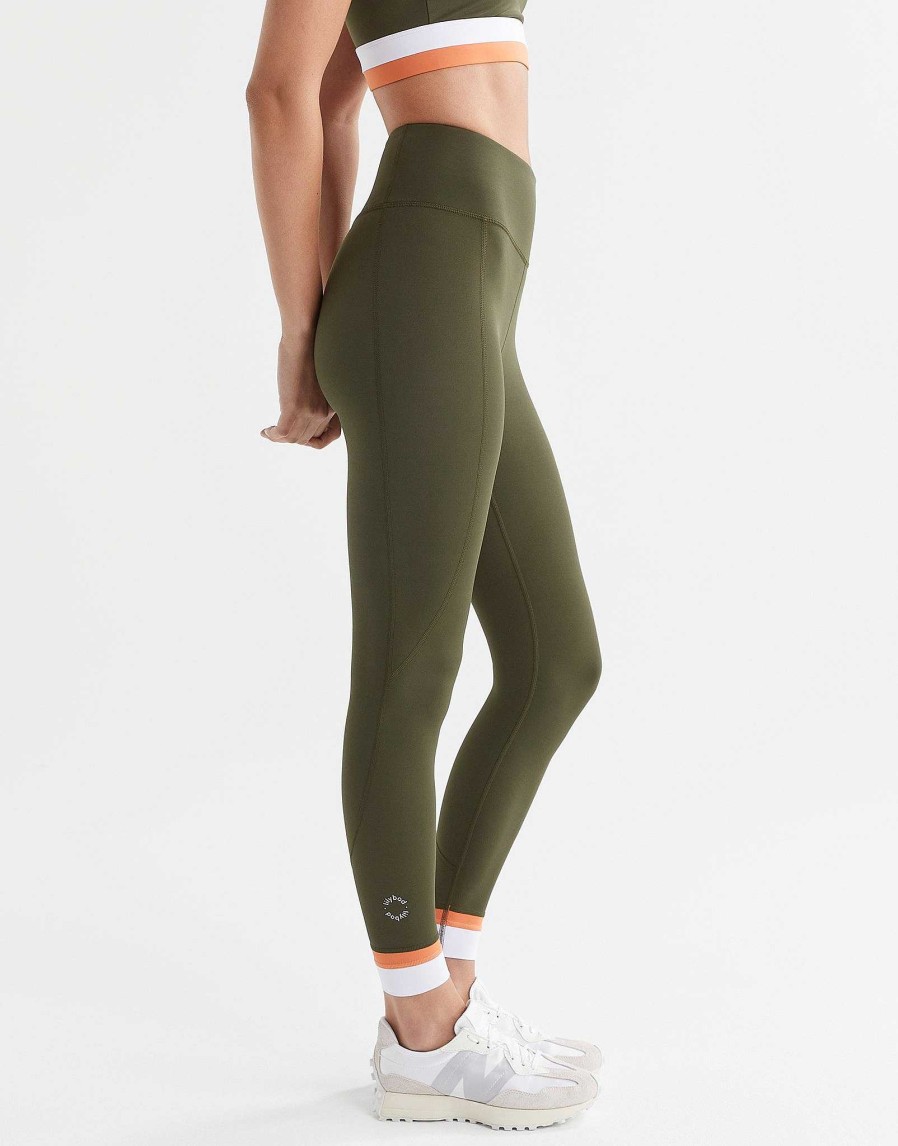 Women Lilybod Full Length | Strike-Back Legging - Olive Green