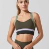 Women Lilybod Edit | Empire Sports Bra In Olive