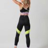 Women Lilybod Sports Bras | Evie Sports Bra In Black & Purple