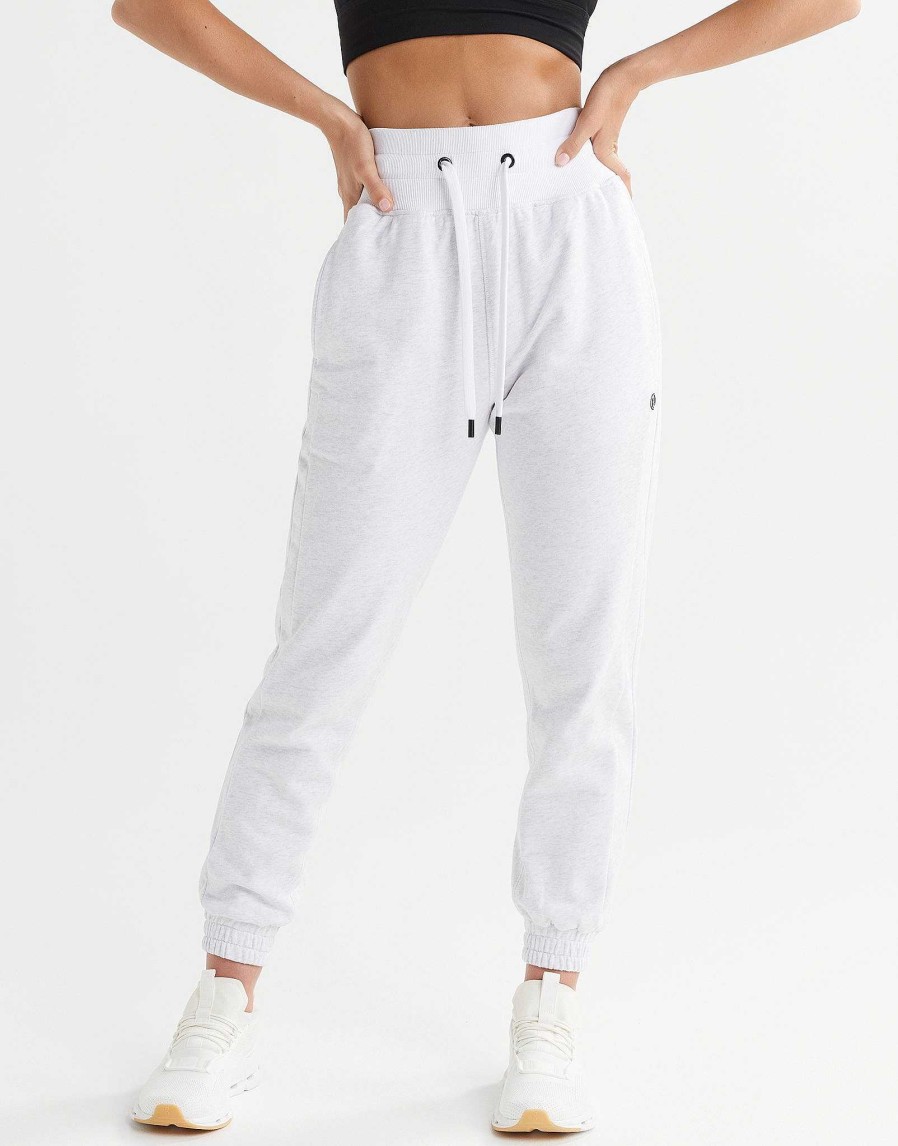 Women Lilybod Edit | Erica Trackpant - Misty Grey Marle & Bright White