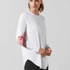 Women Lilybod Long Sleeve Tops | Nikki Long Sleeve Tee In White