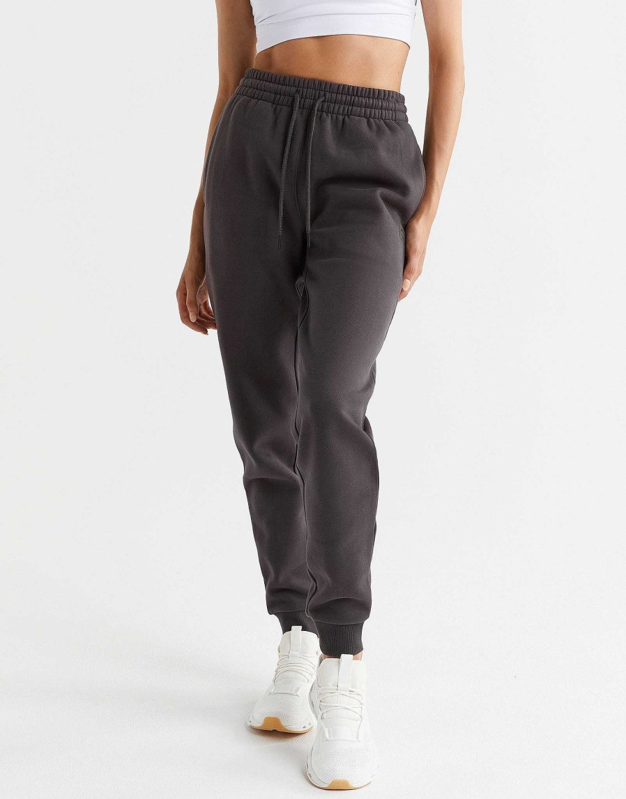 Women Lilybod Edit | Millie Track Pants In Coal Gray