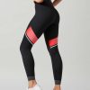 Women Lilybod Leggings | Ariel-Xr Leggings In Black & Pink