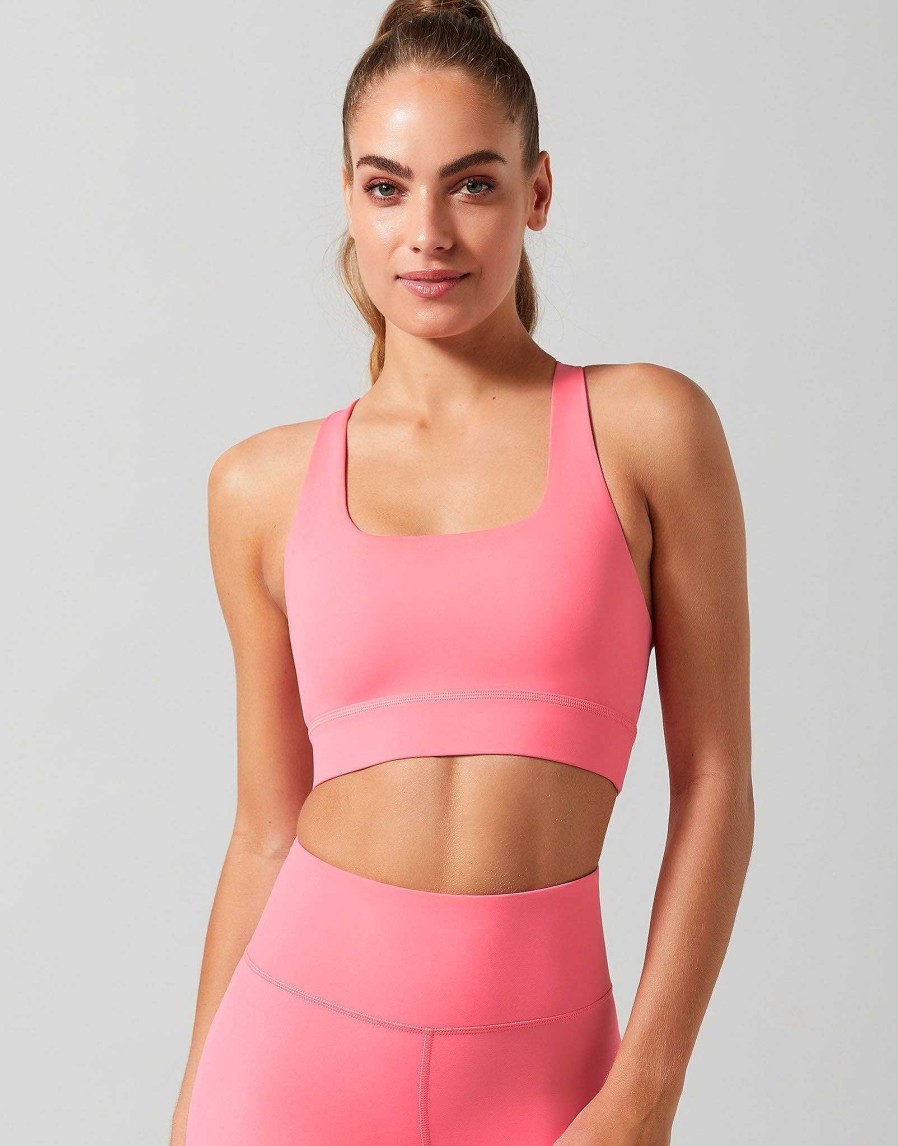 Women Lilybod Edit | Astrid Sports Bra In Powder Pink