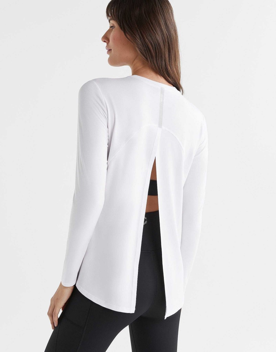 Women Lilybod Long Sleeve Tops | Kendall Long Sleeve Top - Bright White