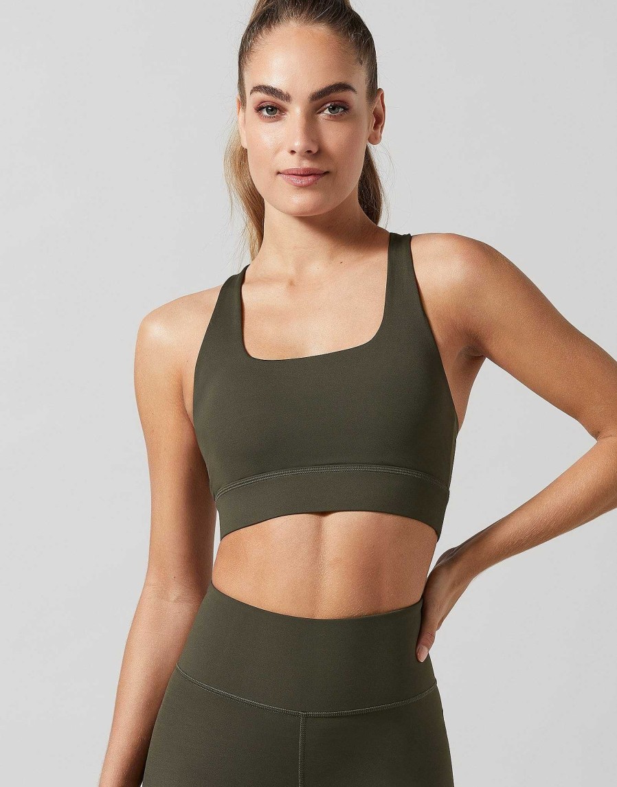 Women Lilybod Sports Bras | Astrid Sports Bra In Beluga