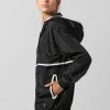 Women Lilybod Tops | Camila Windbreaker In Black